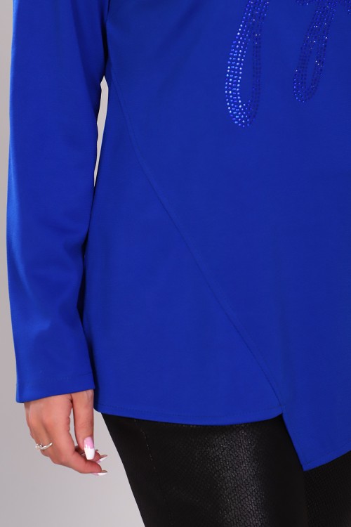 Женская туника 31597 НТ васильковый