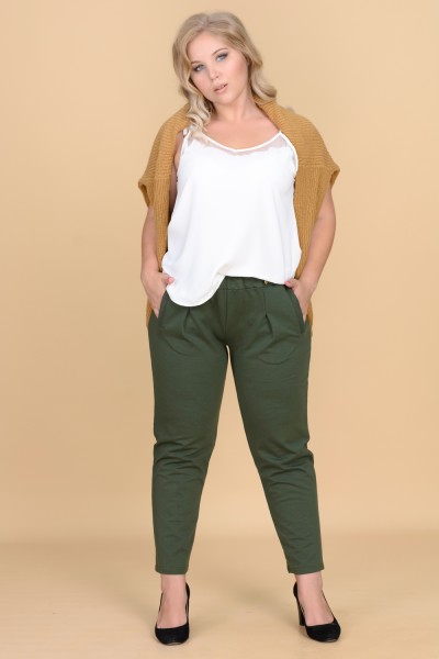 Женские брюки 4475 НТ хаки