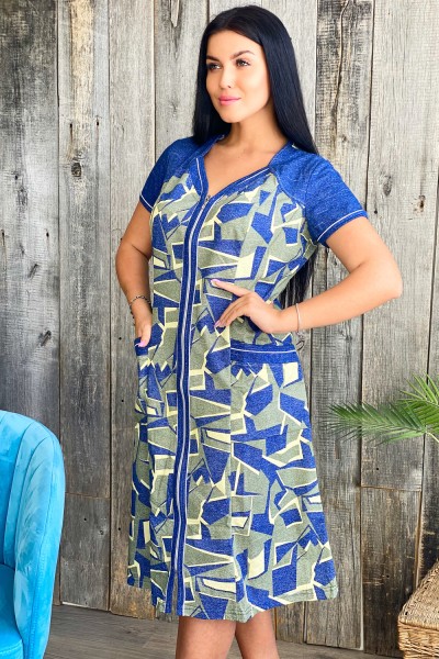 Халат Женский 1275 НТ хаки джинс