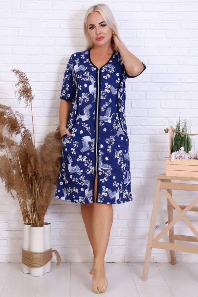 Халат Женский 15211 НТ индиго