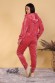 Женский костюм с брюками 52121 НТ розовый