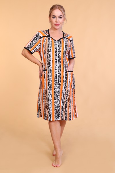 Халат Женский 15567 НТ оранжевый