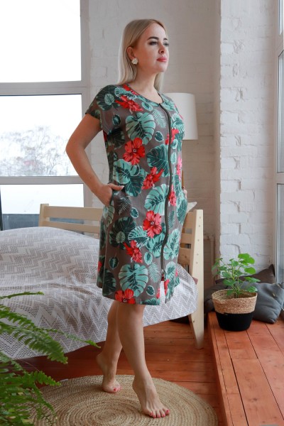 Халат Женский 22509 НТ зеленый