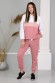 Женский костюм с брюками 10859 НТ розовый