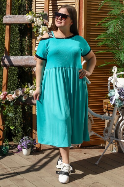 Платье женское 8215 НТ морская волна