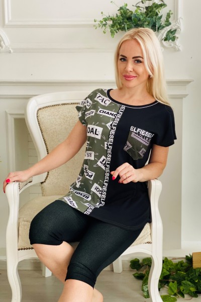 Бриджи женские 7125 НТ черный