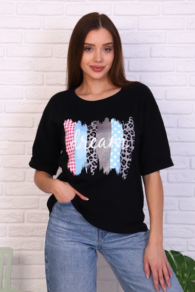 Женская туника 11653 НТ черный