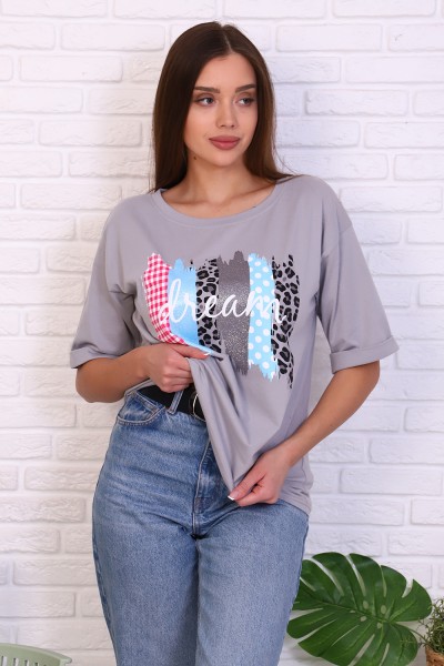 Женская туника 11653 НТ серый