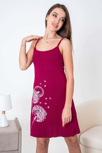 Женская ночная сорочка 11168 НТ бордо