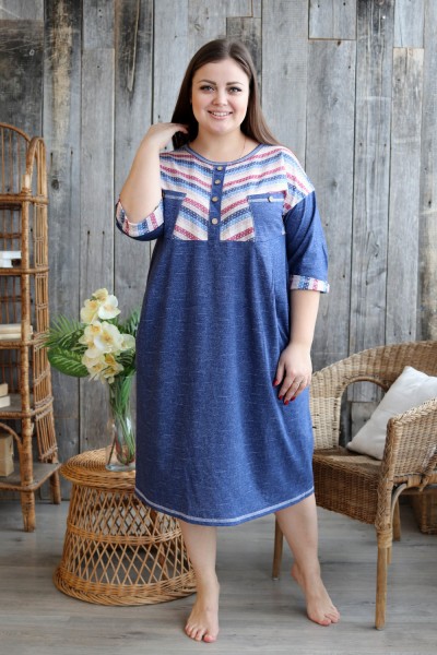 Платье женское 9104 НТ джинс