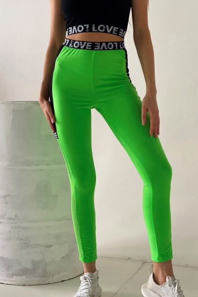 Женские лосины 8097 НТ зеленый