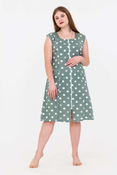 Халат Женский 25774 НТ хаки