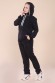 Женский костюм с брюками 52114 НТ черный