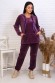 Женский костюм с брюками 52115 НТ фиолетовый