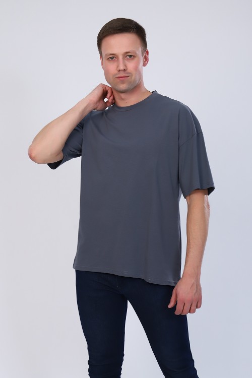 Мужская футболка 80012 НТ темно-серый