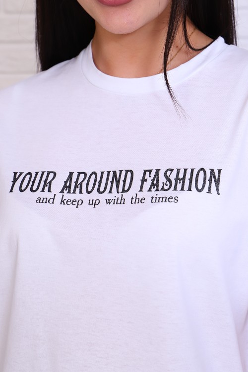 Женская футболка 31018 НТ белый Женская футболка 31018 НТ белый