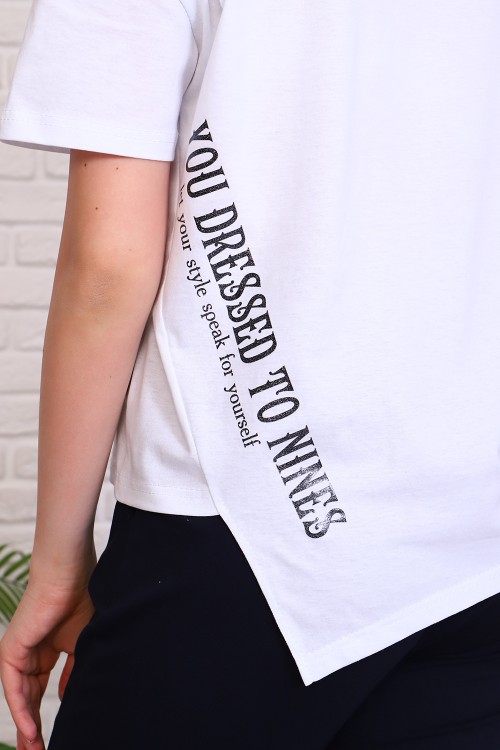 Женская футболка 31018 НТ белый Женская футболка 31018 НТ белый