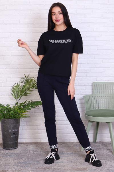 Женская футболка 31018 НТ черный