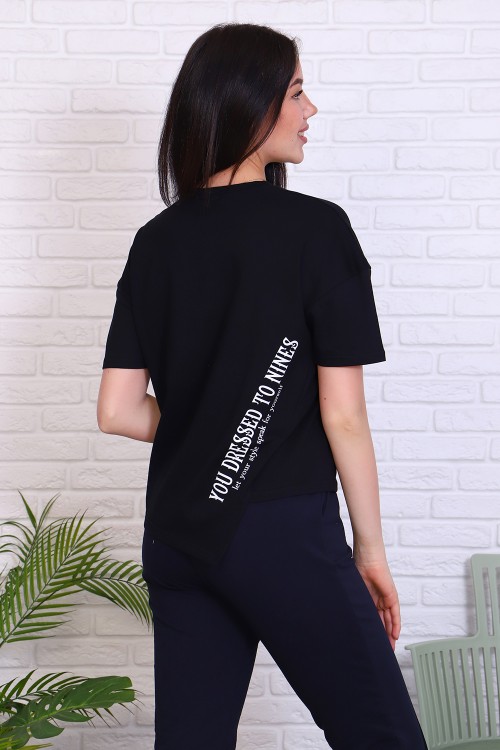 Женская футболка 31018 НТ черный