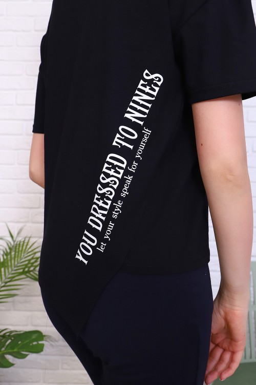 Женская футболка 31018 НТ черный