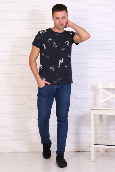 Мужская футболка 11193 НТ графит