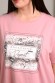 Женская футболка 32044 НТ розовый