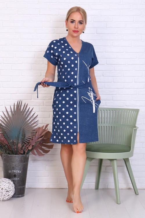 Халат Женский 32050 НТ джинс