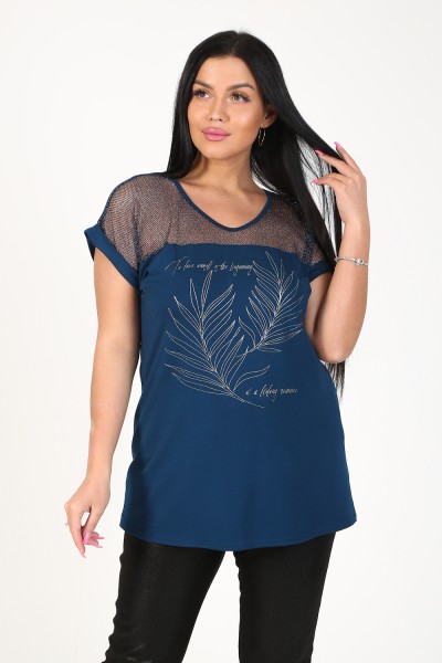 Женская туника 24625 НТ синий