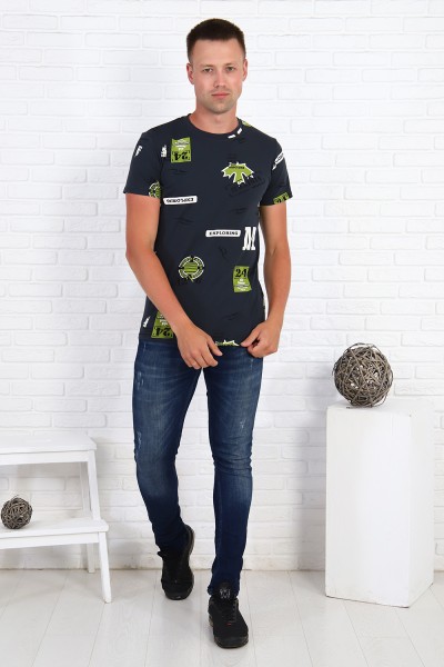 Мужская футболка 11222 НТ мокрый асфальт