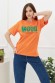 Женская футболка 35673 НТ оранжевый