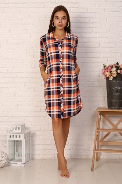 Халат Женский 38018 НТ коралл