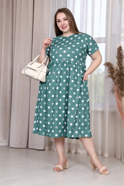 Платье Люция зеленый ПГ-115 ВХ Платье Люция зеленый ПГ-115 ВХ