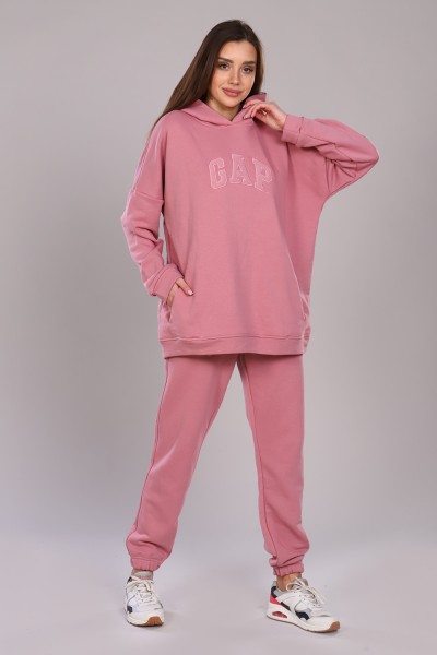 Женский костюм с брюками 16596 НТ розовый