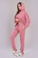 Женский костюм с брюками 16596 НТ розовый