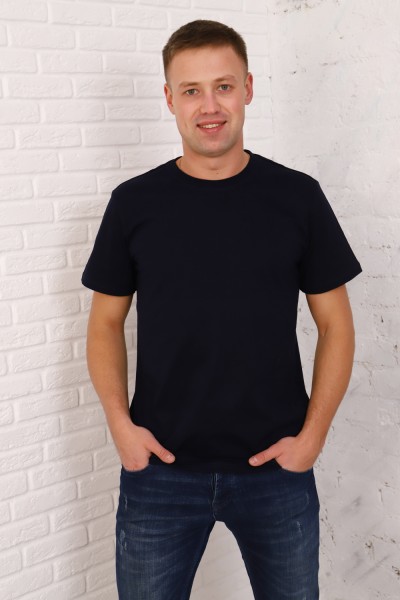 Мужская футболка 34002 НТ темно-синий Мужская футболка 34002 НТ темно-синий