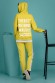 Женский костюм с брюками 8151 НТ желтый