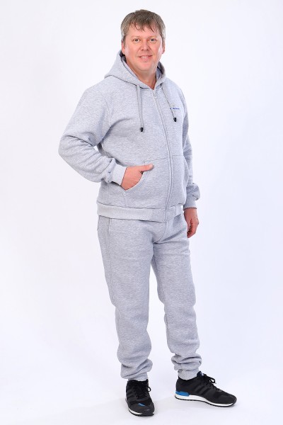 Мужской костюм с брюками 6069 НТ серый-меланж Мужской костюм с брюками 6069 НТ серый-меланж