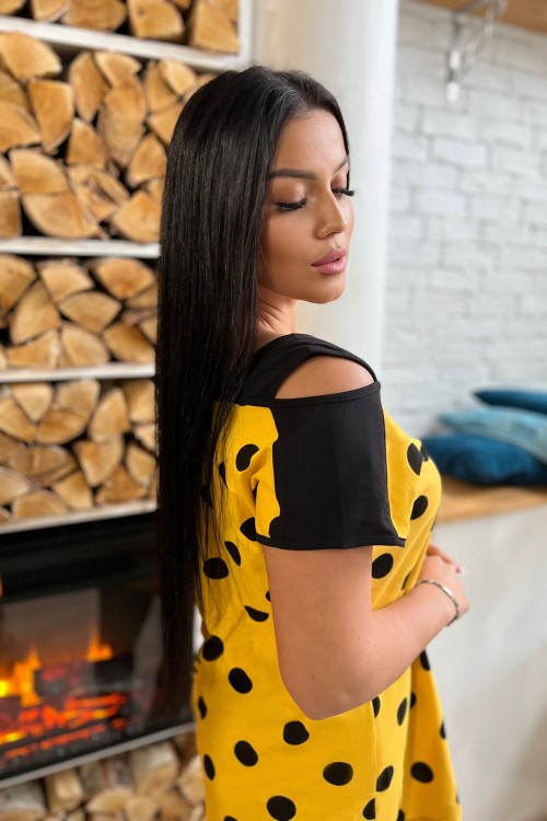 Женская футболка 7285 НТ желтый