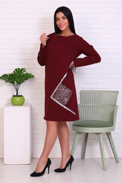Платье женское 4486 НТ бордовый