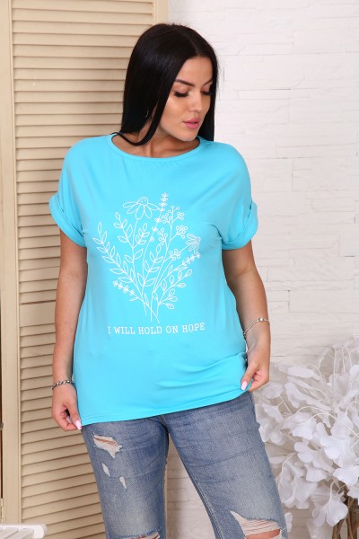 Женская футболка 24334 НТ ментол