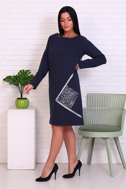 Платье женское 4486 НТ синий
