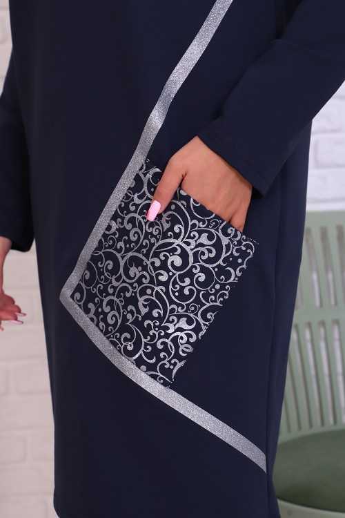 Платье женское 4486 НТ синий