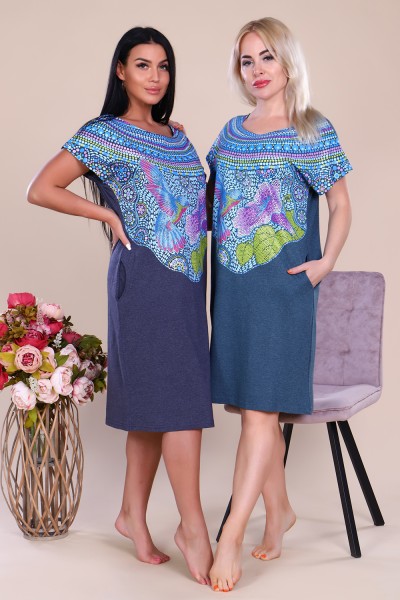 Женская туника 25696 НТ серый