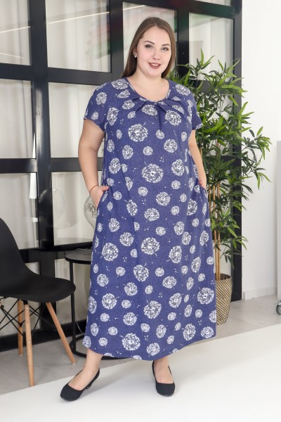 Платье Одуванчик синий ПГ-887 ВХ
