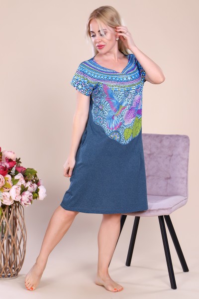 Женская туника 25696 НТ синий