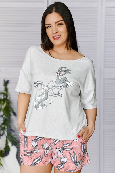 Женский костюм с шортами 24731 НТ розовый