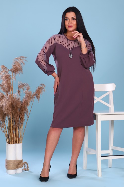 Платье женское 47029 НТ мокко