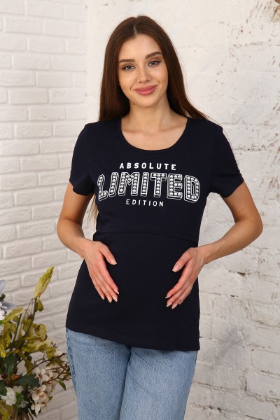 Женская футболка 31010 НТ темно-синий