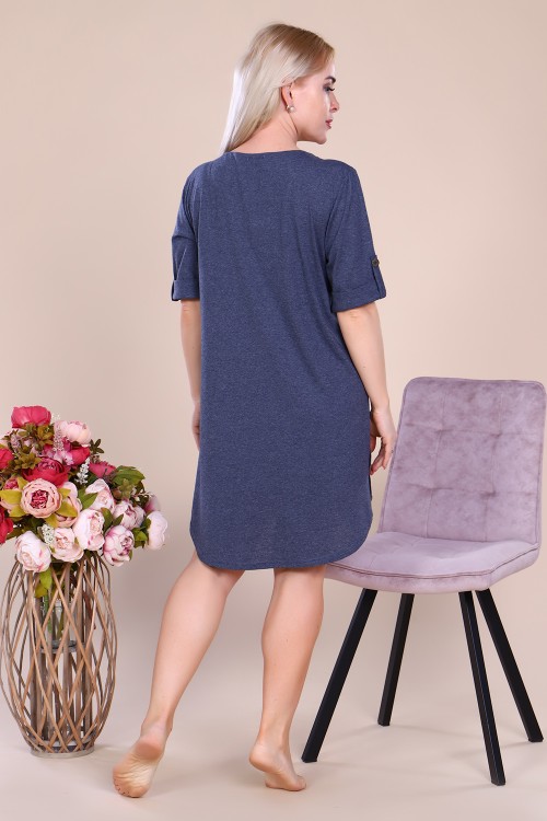 Женская туника 25698 НТ синий Женская туника 25698 НТ синий