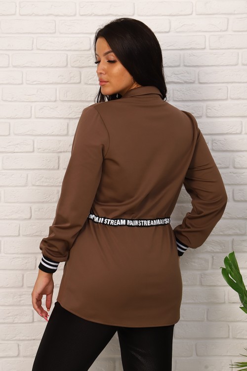 Женская туника 31556 НТ коричневый Женская туника 31556 НТ коричневый